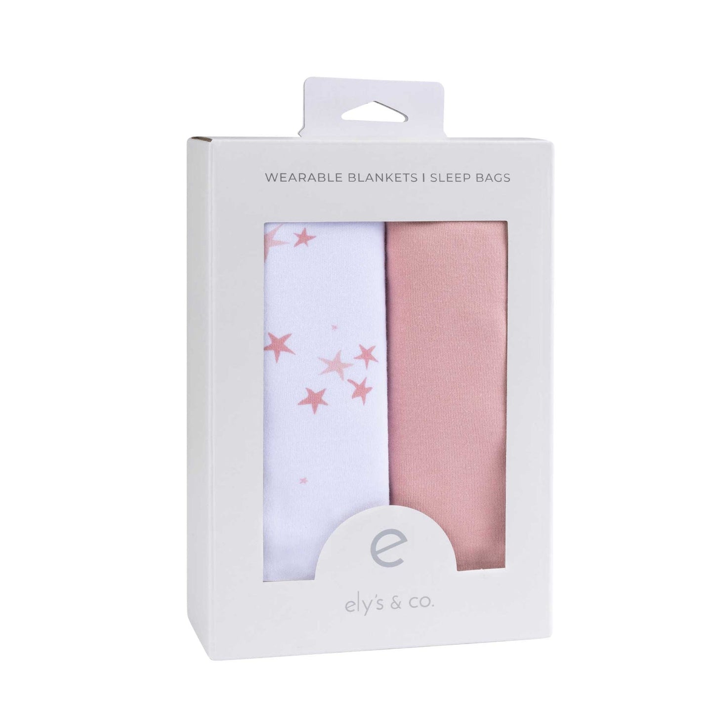 Ely's & Co. Juego de 2 bolsas de dormir para bebé, 100% algodón 6-12 meses