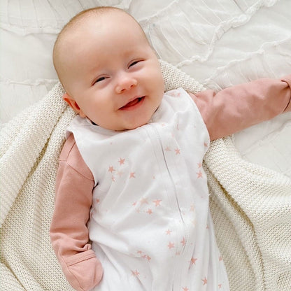 Ely's & Co. Juego de 2 bolsas de dormir para bebé, 100% algodón 6-12 meses