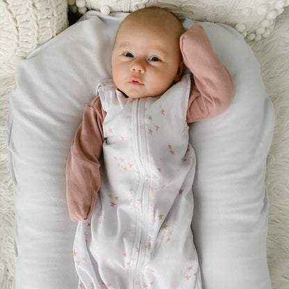 Ely's & Co. Juego de 2 bolsas de dormir para bebé, 100% algodón 6-12 meses