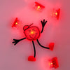 Glo Pals Sammy Juguete de baño activado por agua con 6 cubos iluminados reutilizables para juego sensorial