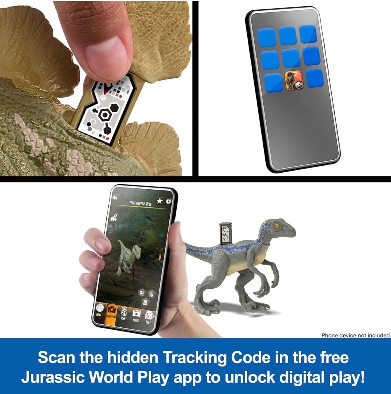 Mattel Jurassic World - Juguetes de dinosaurio con sonido de rugido y acción de ataque