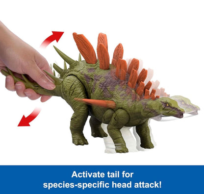 Mattel Jurassic World - Juguetes de dinosaurio con sonido de rugido y acción de ataque