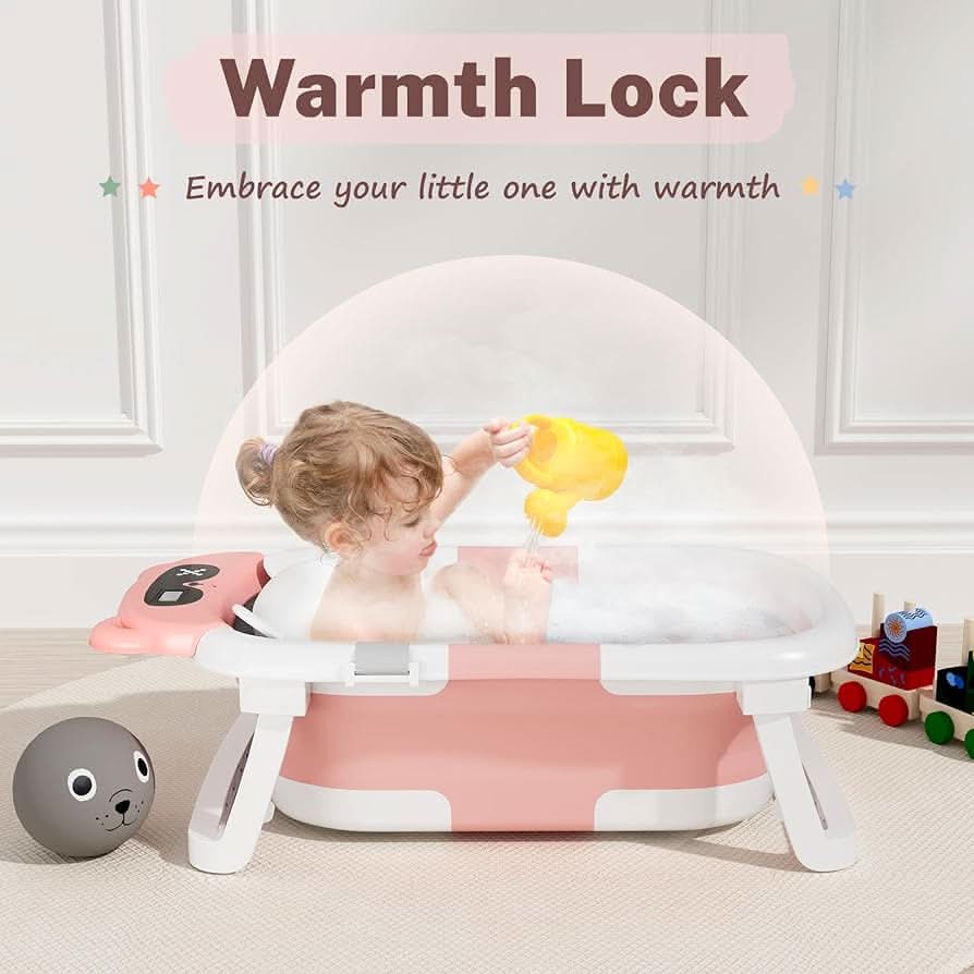 Bañera plegable para recién nacidos a niños pequeños