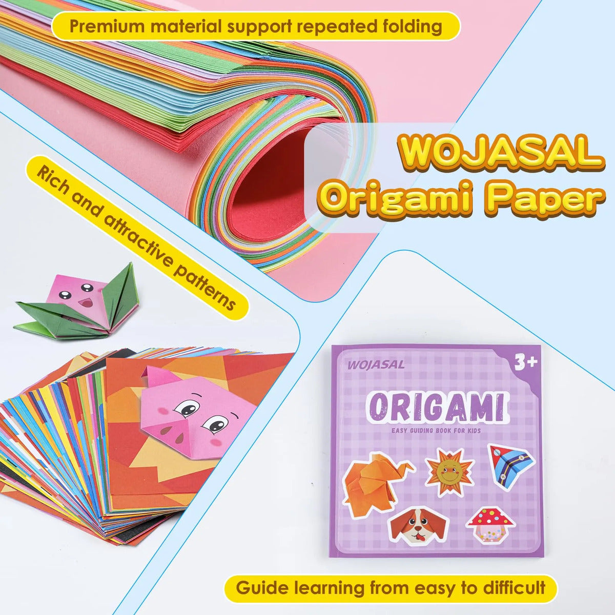 Origami Paper Kit Wojasal 308 Sheets 15cm Square
