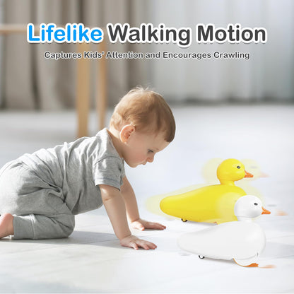 Paquete de 2 juguetes de bañera y piscina de pato – Patos realistas