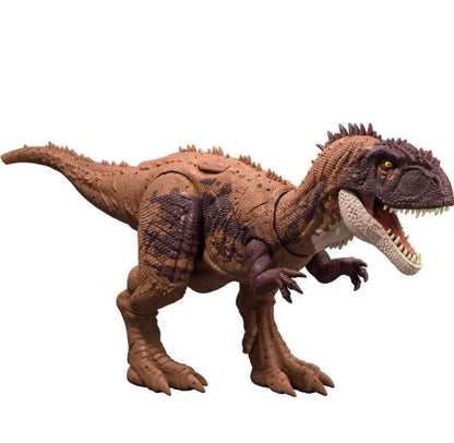 Jurassic World Mattel - Figura de dinosaurio salvaje ruge y golpea modelos surtidos