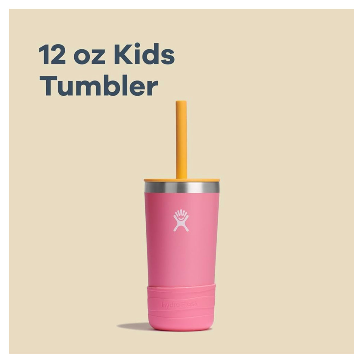 Hydro Flask Vaso infantil de 12 onzas con tapa y popote