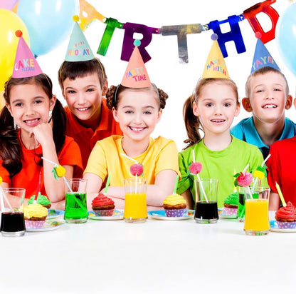 Cheerland 15 Sombreros de fiesta pastel para niños