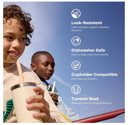 Hydro Flask Vaso infantil de 12 onzas con tapa y popote