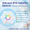 Espaciadores inhaladores fáciles de usar para niños y adultos, inhaladores de dosis medida; RTC 21-A