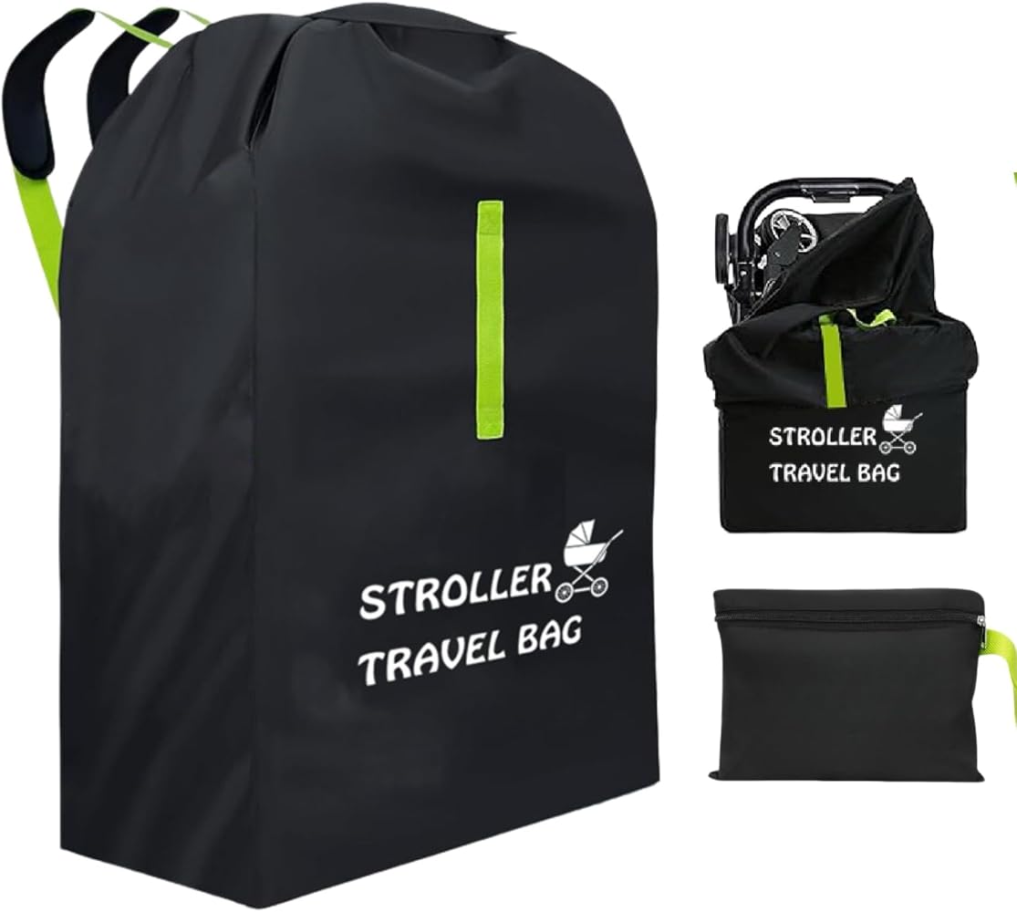 Bolsa de transporte para cochecito de bebé, avión, 120 x 63 x 43 cm, impermeable Oxford