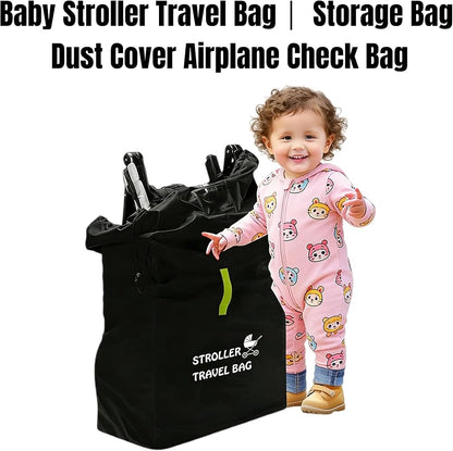Bolsa de transporte para cochecito de bebé, avión, 120 x 63 x 43 cm, impermeable Oxford