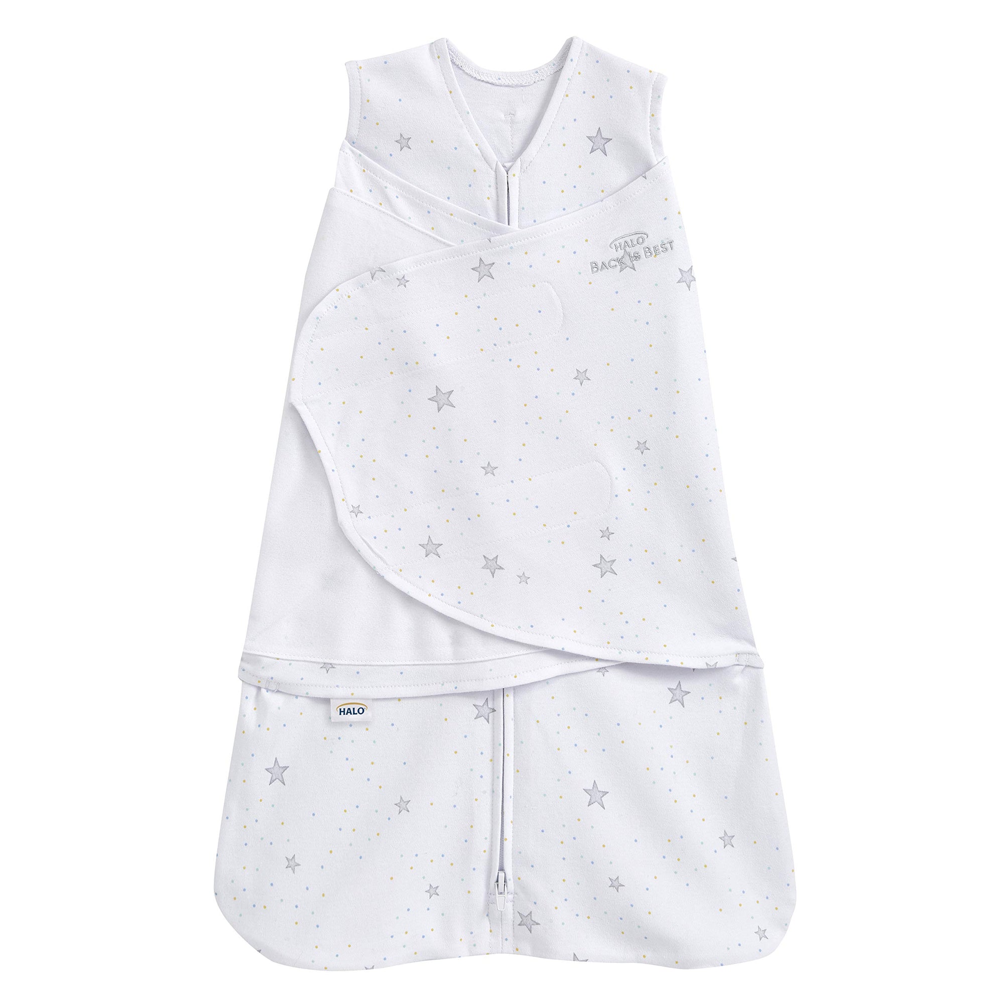 HALO Saco de dormir con manta de arropar 100% de algodón, Nebulosa, talla S