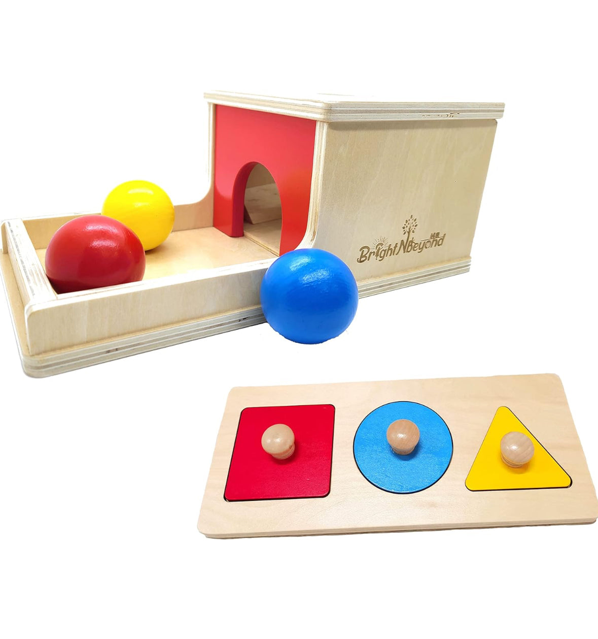 BrightNBeyond 2-for-1 Montessori Bundle with Object