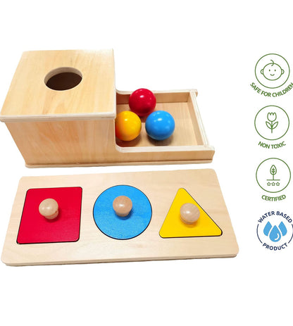 BrightNBeyond 2-for-1 Montessori Bundle with Object