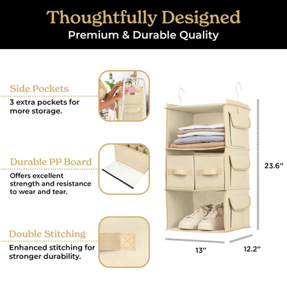 Organizador colgante de closet