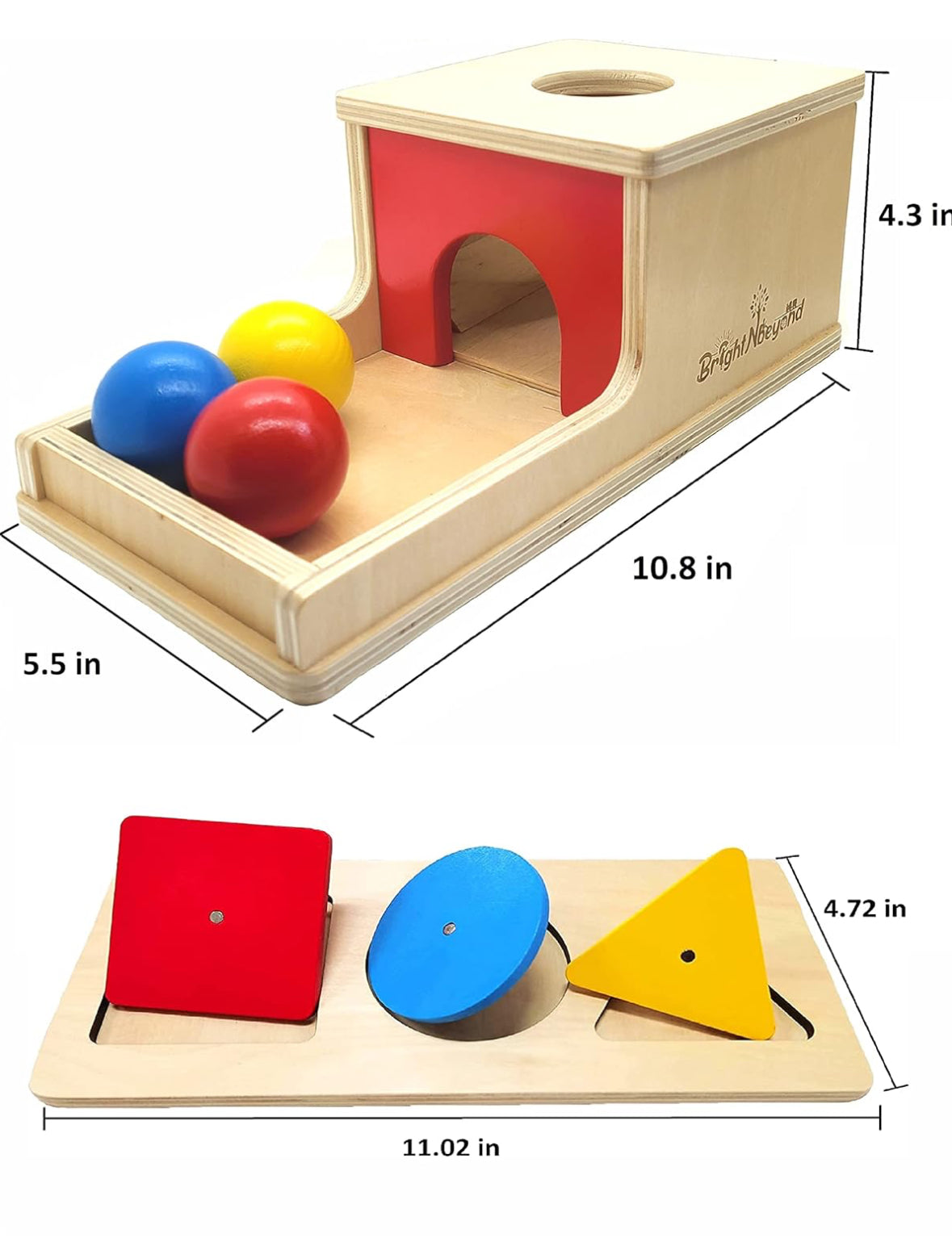 BrightNBeyond 2-for-1 Montessori Bundle with Object