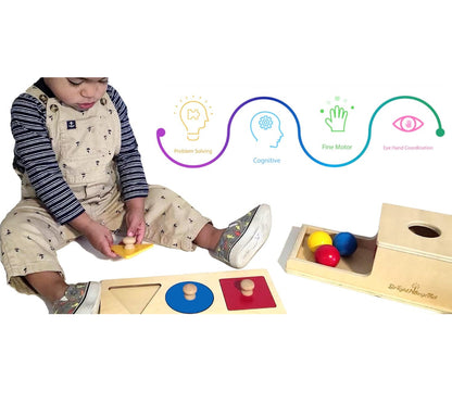 BrightNBeyond 2-for-1 Montessori Bundle with Object