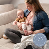 CuddleBug Mantas de muselina para bebé, tamaño grande, 4 pies x 4 pies