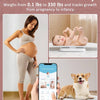 GROWNSY Báscula inteligente para bebés/mascotas, báscula digital de peso para bebés con aplicación para rastrear el crecimiento
