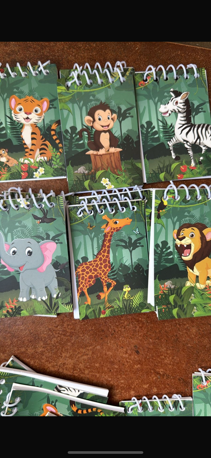 Gift Boutique 24 mini bloc de notas de animales safari