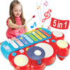 Hahaland juguetes musicales para niños pequeños de 1 a 3 años