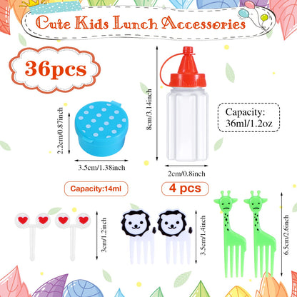 Accesorios para meriendas para la entrada a clases, 36 piezas a