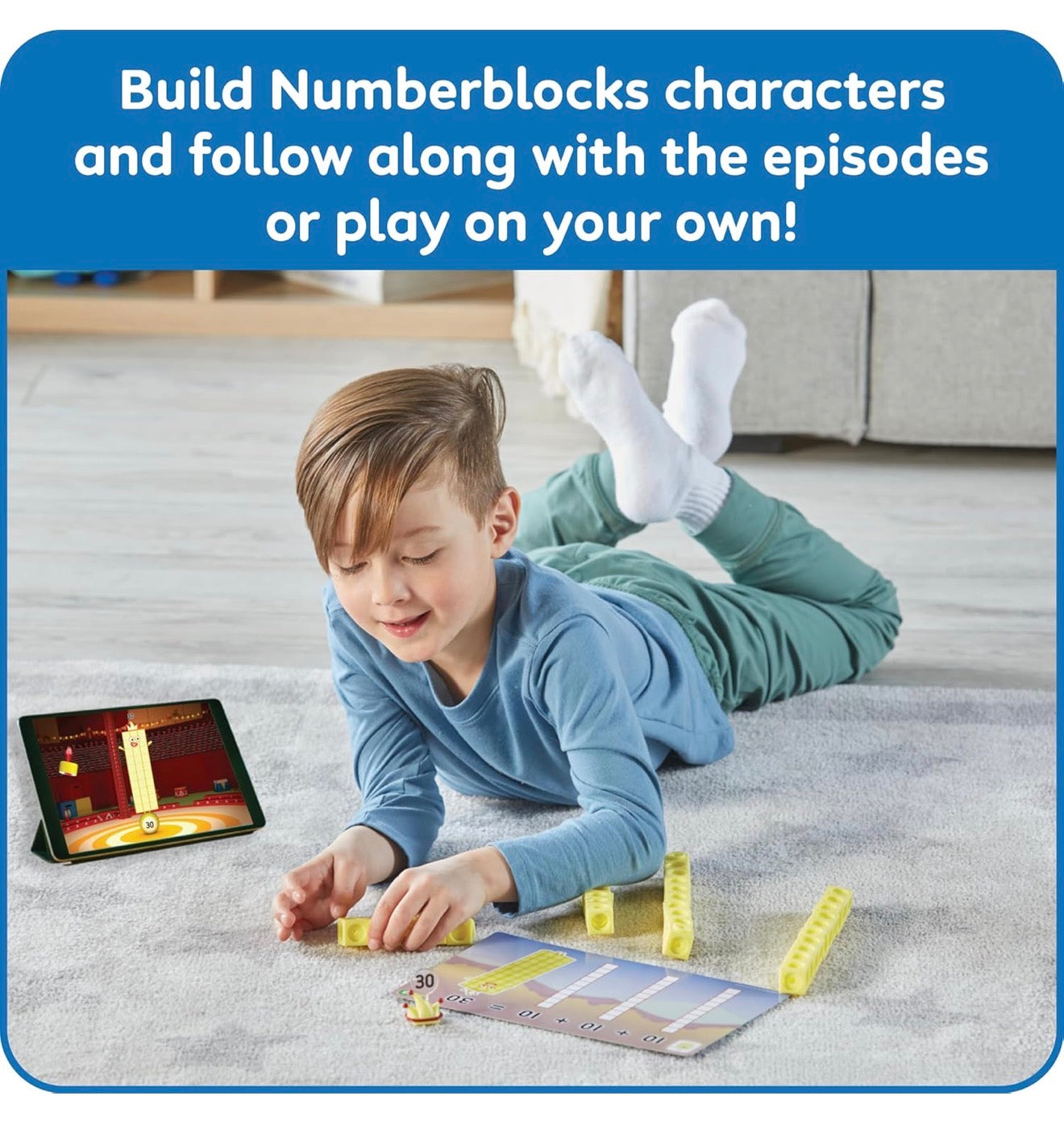 Hand2mind MathLink Cubes Numberblocks 21-30 Juego de actividades