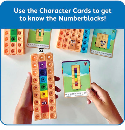 Hand2mind MathLink Cubes Numberblocks 21-30 Juego de actividades