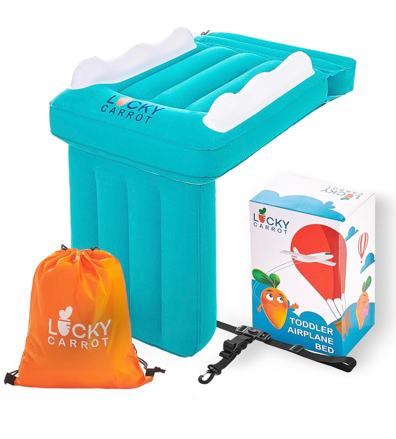 Cama de avión inflable para niños pequeños