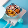 Bento Boxes Stainless Steel Cutlery Portable Suction