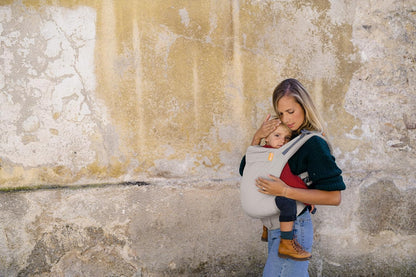 Beco Portabebés para niños pequeños con asiento extra ancho, 100% algodón, (24-48 meses)