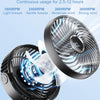 Ventilador portátil para cochecito de viaje, luz nocturna LED con clip