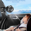 Ventilador portátil para cochecito de viaje, luz nocturna LED con clip