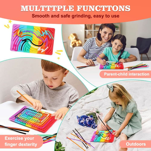 Tabla de actividades sensoriales para adultos, pentagrama de doble cara de silicona para aliviar la ansiedad, el estrés, el TDAH, el autismo, silencioso, sin ensuciar, para niños, más de 3 actividades Tabla de actividades sensoriales para adultos, pentagrama de doble cara de silicona para aliviar la ansiedad, el estrés, el TDAH, el autismo, silencioso, sin ensuciar, para niños, más de 3 actividades