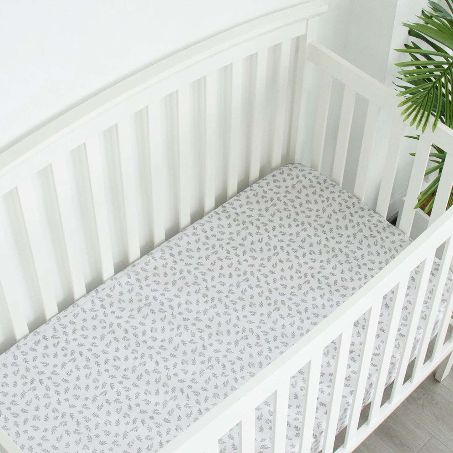 Biloban sábanas de cuna ajustadas para niños y niñas, paquete de 2