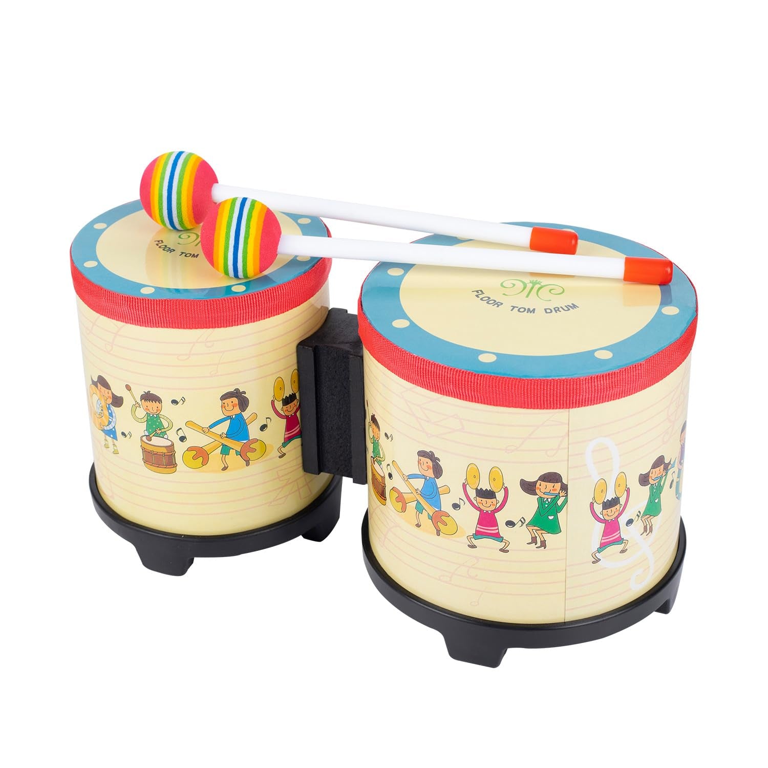 Bongo - Tambores para niños de 5 a 6 pulgadas