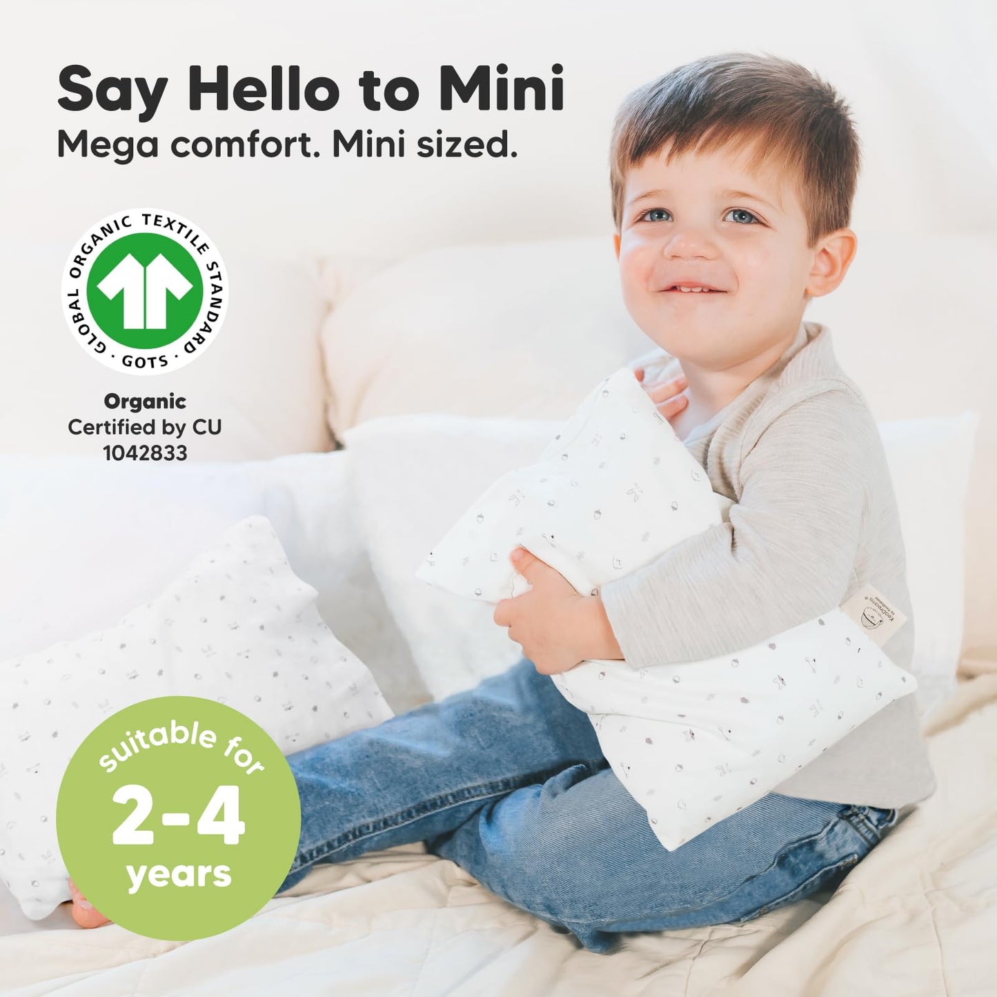 My Little Dreamy Travel - Almohada pequeña con funda de almohada, 9 x 13 pulgadas