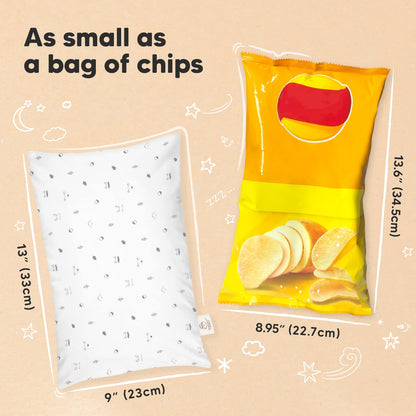 My Little Dreamy Travel - Almohada pequeña con funda de almohada, 9 x 13 pulgadas