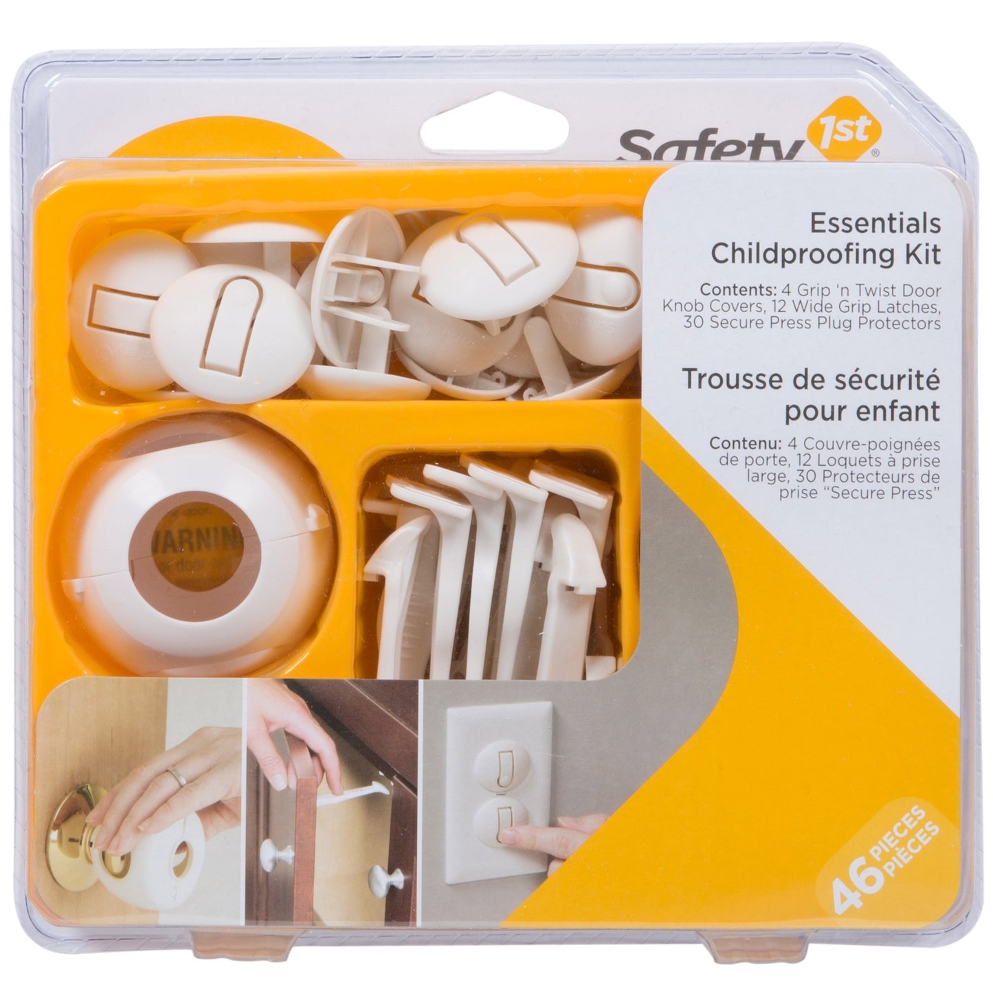 Safety 1st Essentials - Kit a prueba de niños, paquete de 46