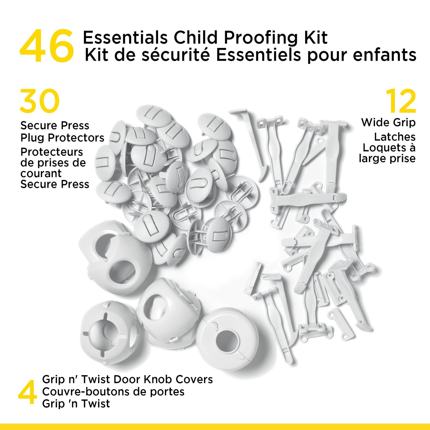 Safety 1st Essentials - Kit a prueba de niños, paquete de 46
