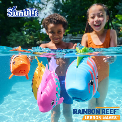 SwimWays Rainbow Reff Swim Shady, amarillo