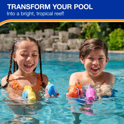 SwimWays Rainbow Reff Swim Shady, amarillo