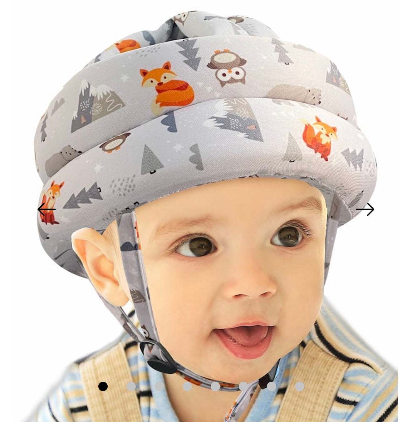 Casco para gatear | Protector de cabeza para bebé