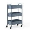 SunnyPoint Organizador de almacenamiento de metal compacto y delicado de 3 niveles