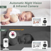 HelloBaby Monitor con cámara y audio,  alcance de 1000 pies, sin WiFi