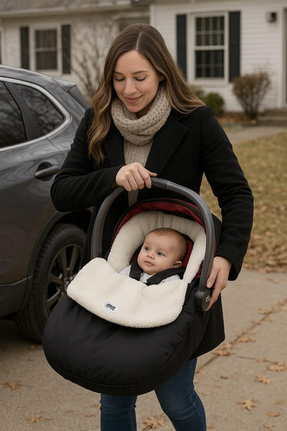 Jolly Jumper Bolso Cuddle - Negro