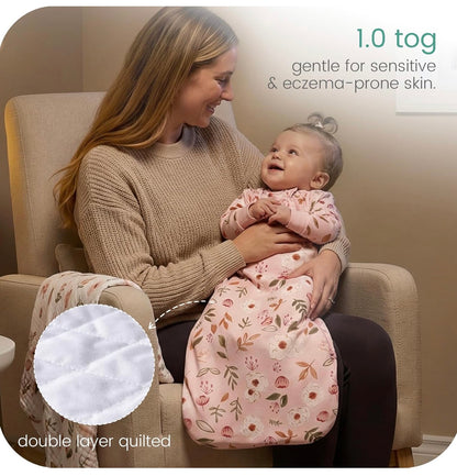 Saco de dormir para bebé de manga larga 1.0 TOG, 6-18 meses
