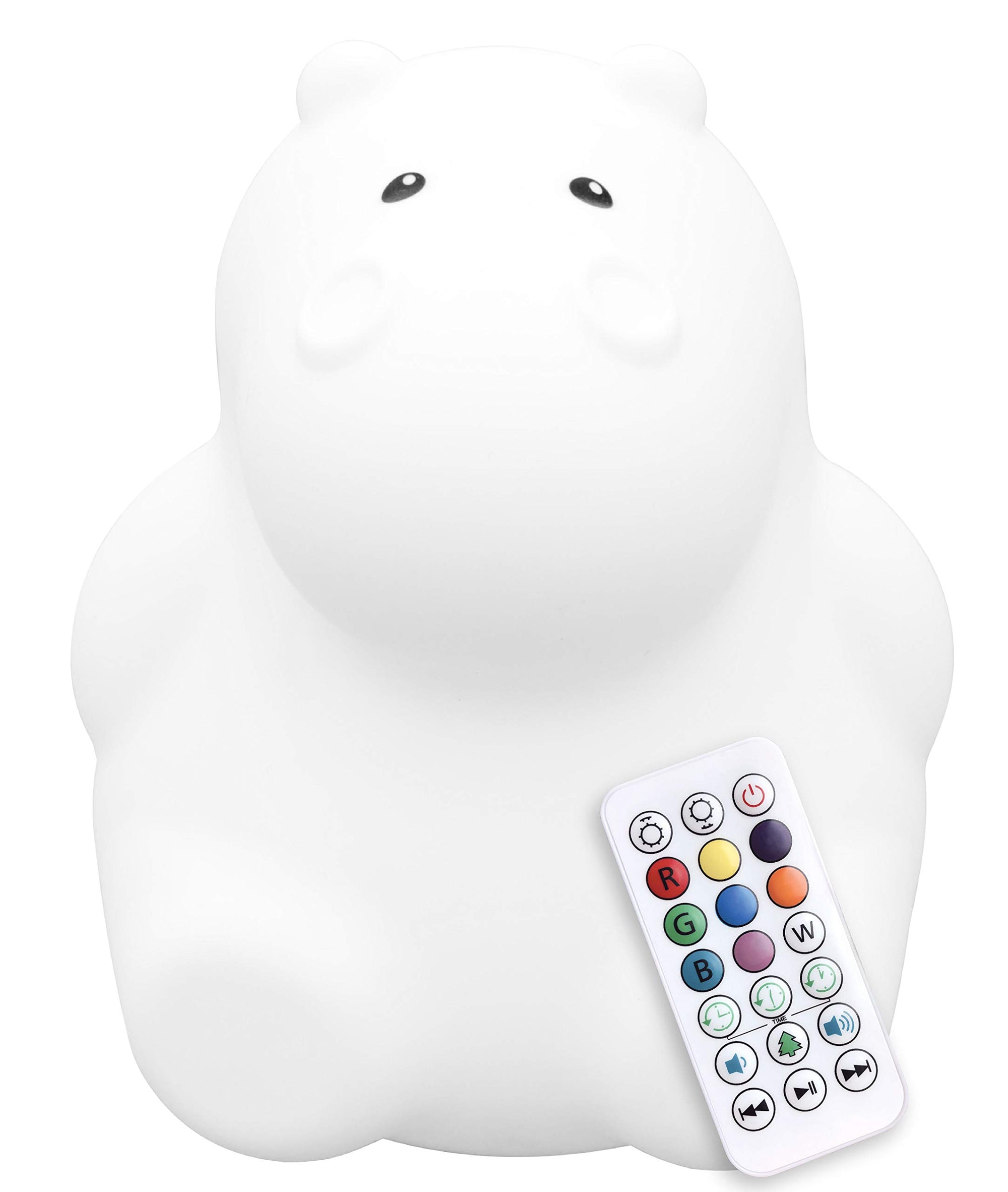 Lumipets Hipopótamo, luz nocturna para niños