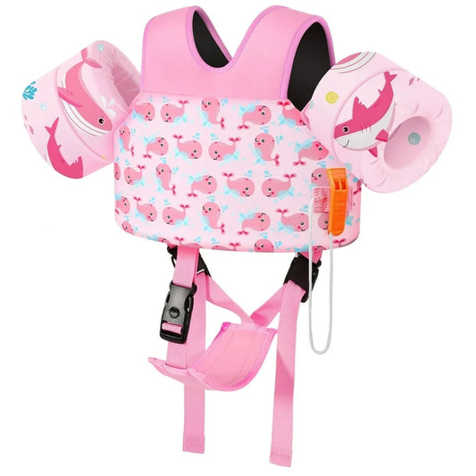 MoKo Toddler Floaties Swim Vest for 13-30lbs/30-70lbs Kids